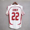 AC MILAN 2006 - 2007 UCL FINAL AWAY RETRO FOOTBALL SHIRT