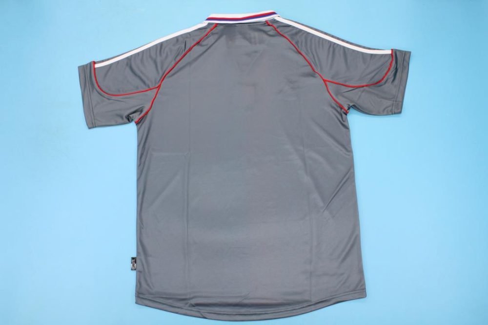 LYON 2001-2002 THIRD GREY RETRO FOOTBALL SHIRT