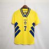 Sweden 1994 World Cup Home Football Shirt