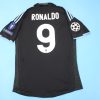 REAL MADRID 09/10 BLACK AWAY RETRO FOOTBALL SHIRT