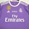REAL MADRID 2017 CHAMPIONS LEAGUE PURPLE AWAY RETRO FOOTBALL SHIRT