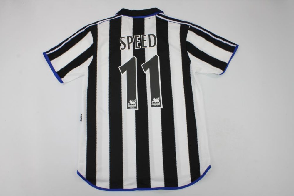 NEWCASTLE UNITED 2000-2001 HOME RETRO FOOTBALL SHIRT