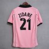 JUVENTUS 1997 AWAY PINK RETRO FOOTBALL SHIRT