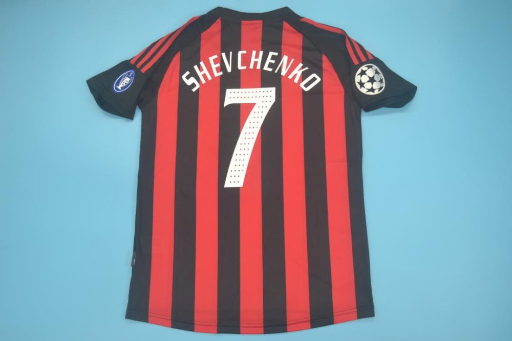 AC MILAN 2002 - 2003 HOME RETRO FOOTBALL SHIRT