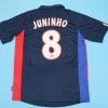 LYON 2001-2002 AWAY DARK BLUE RETRO FOOTBALL SHIRT