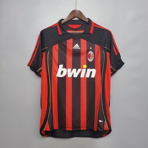 AC MILAN 2006 - 2007 HOME RETRO FOOTBALL SHIRT