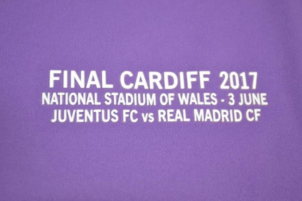 REAL MADRID 2017 CHAMPIONS LEAGUE PURPLE AWAY RETRO FOOTBALL SHIRT