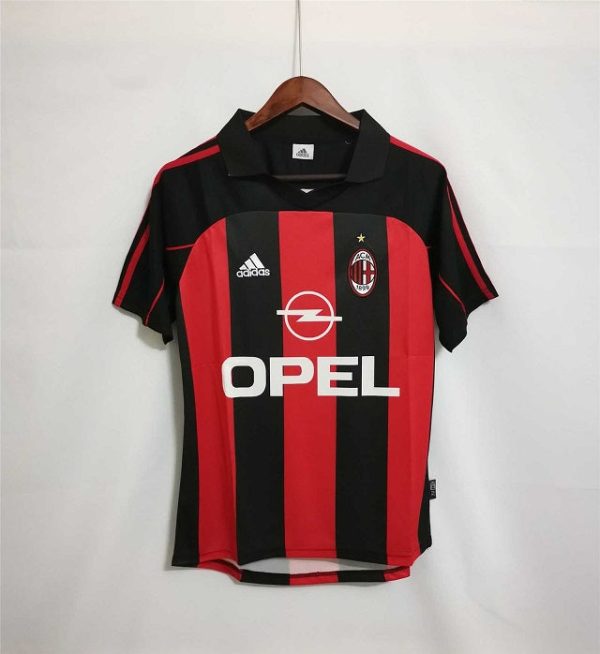 AC MILAN 2000 - 2001 HOME RETRO FOOTBALL SHIRT