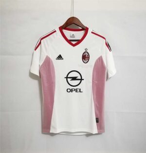 AC MILAN 2003 UCL FINAL AWAY RETRO FOOTBALL SHIRT