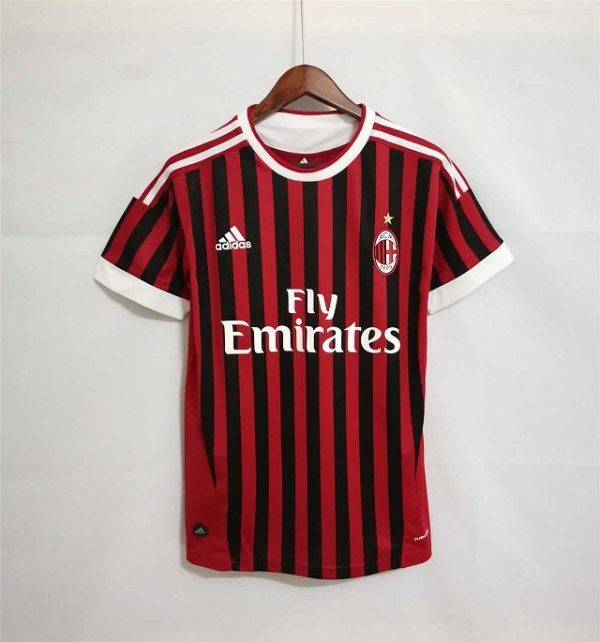 AC MILAN 2011- 2012 HOME RETRO FOOTBALL SHIRT