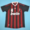 AC MILAN 2009 - 2010 HOME MALDINI RETIRED RETRO FOOTBALL SHIRT