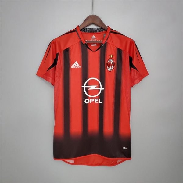 AC MILAN 2004 - 2005 HOME RETRO FOOTBALL SHIRT