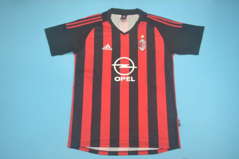 AC MILAN 2002 - 2003 HOME RETRO FOOTBALL SHIRT