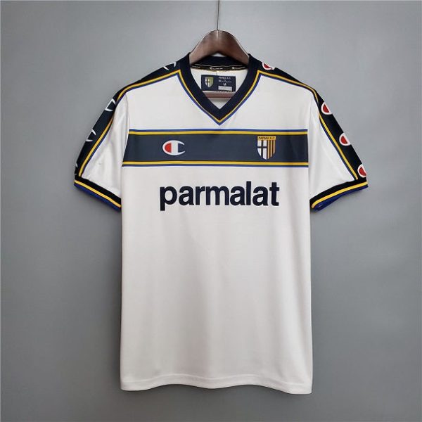 Parma 2002 Away White Retro Football Shirt