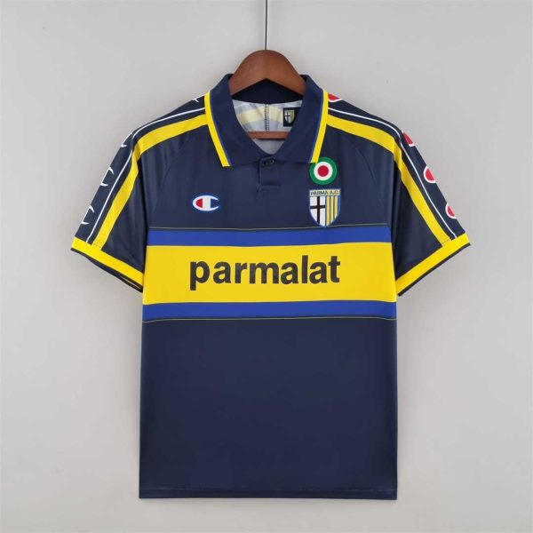 Parma 1999 Dark Blue Away Retro Football Shirt