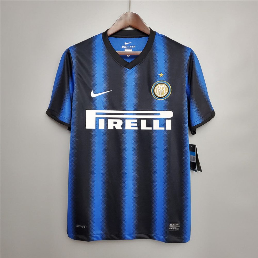 INTER MILAN 2010 HOME RETRO FOOTBALL SHIRT