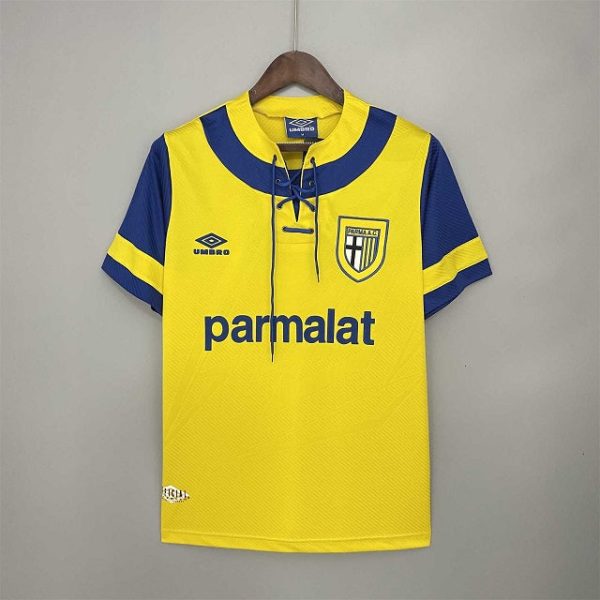 Parma 1993-1995 Yellow Retro Football Shirt