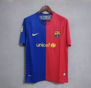 BARCELONA 2008 HOME RETRO FOOTBALL SHIRT