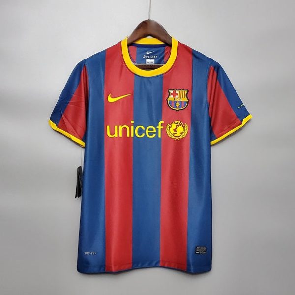 BARCELONA 2010 HOME  RETRO FOOTBALL SHIRT