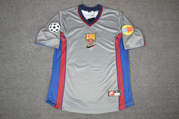 BARCELONA 1999 AWAY RETRO FOOTBALL SHIRT