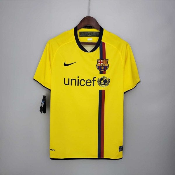 BARCELONA 2008 -2009 RETRO AWAY FOOTBALL SHIRT