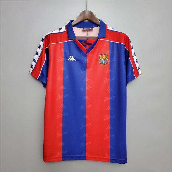 BARCELONA 1992-1995 RETRO HOME FOOTBALL SHIRT