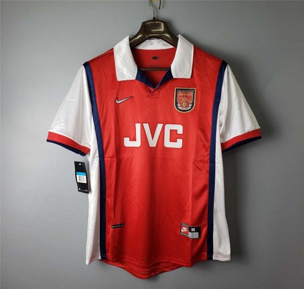 Arsenal 1998-1999 Home Retro Soccer Jersey