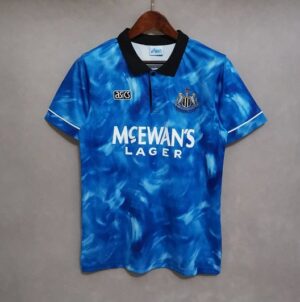 NEWCASTLE UNITED 1994-1996 BLUE AWAY RETRO FOOTBALL SHIRT