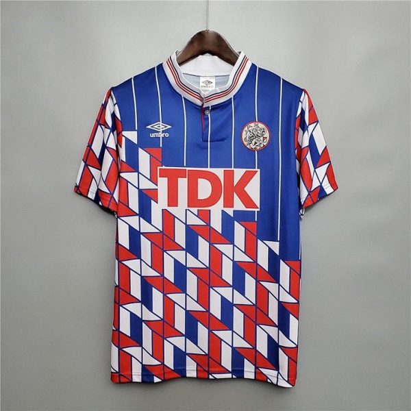 Ajax 1989/1990 Retro Away Soccer Jersey