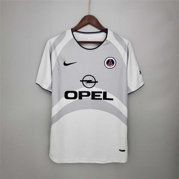 PARIS SAINT-GERMAIN SLIVER 2001-2002 AWAY SHIRT