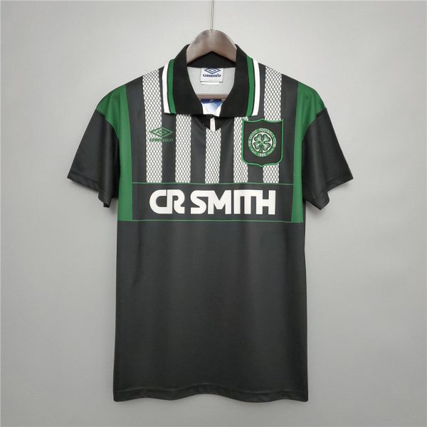 Celtic 1994-1996 Away Black Retro Football Shirt