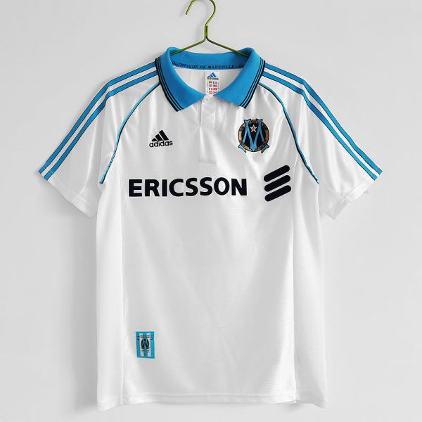 MARSEILLE 1998-1999 HOME RETRO FOOTBALL SHIRT