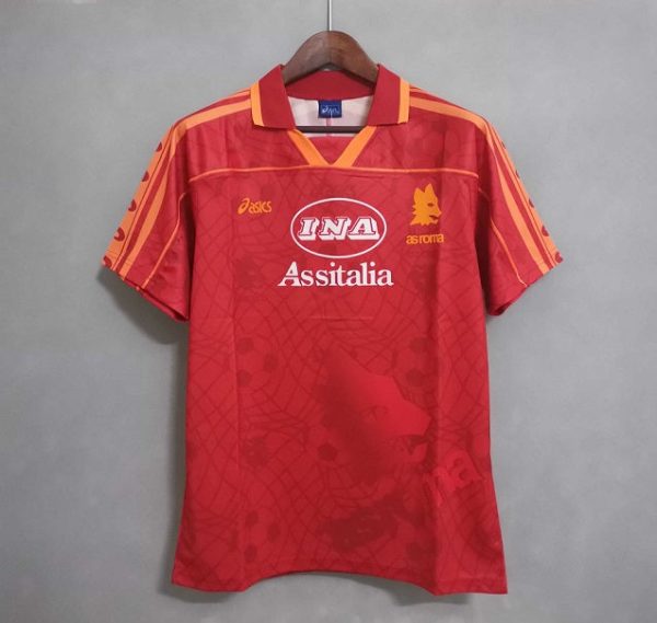 ROMA 1995-1996 HOME RETRO FOOTBALL SHIRT