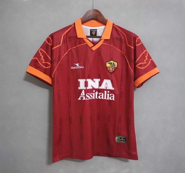 ROMA 1999-2000 HOME  RETRO FOOTBALL SHIRT