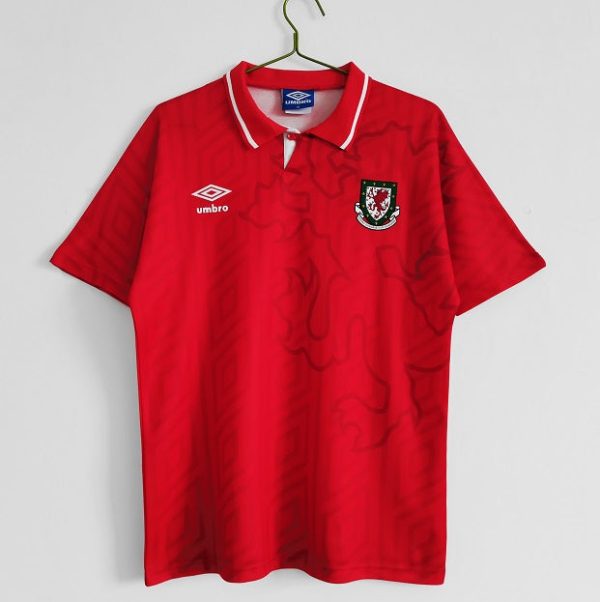 Wales 1992-1994 Retro Home Retro Football Shirt