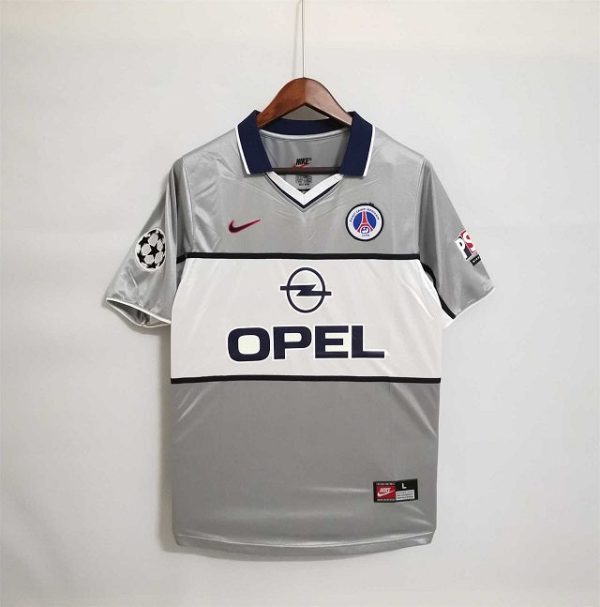PARIS SAINT-GERMAIN SLIVER 1999 -2000 AWAY SHIRT