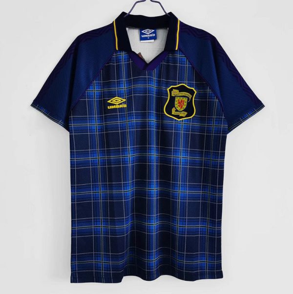 SCOTLAND EURO 1996 HOME RETRO FOOTBALL SHIRT