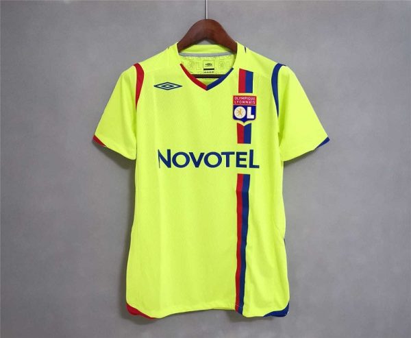 LYON 2008 THIRD GREEN RETRO FOOTBALL SHIRT