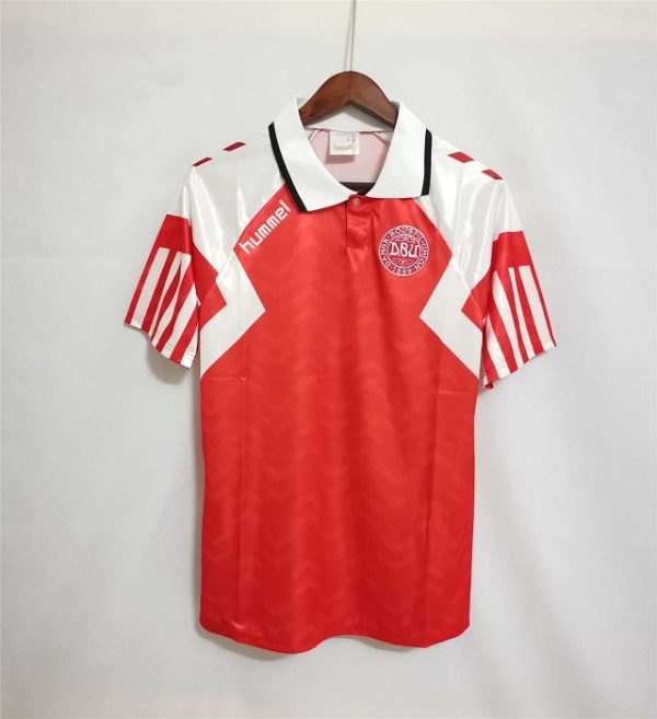 DENMARK 1992 EURO CUP WINNERS HOME RETRO FOOTBALL SHIRT