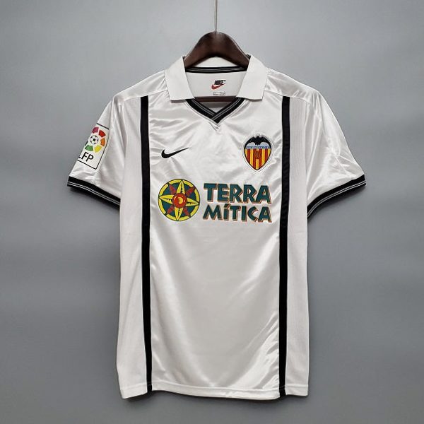 Valencia 2000 Home Retro Football Shirt