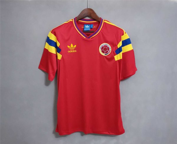Colombia 1990 World Cup Away Retro Football Shirt