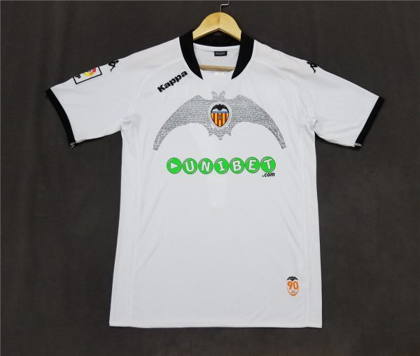 Valencia 2008 Home Retro Football Shirt