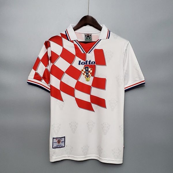 CROATIA WORLD CUP 1998 HOME RETRO FOOTBALL SHIRT