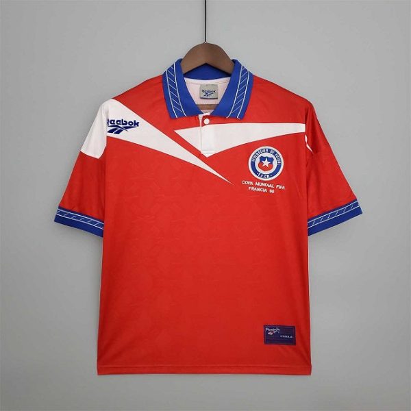 CHILE WORLD CUP 1998 HOME RETRO FOOTBALL SHIRT