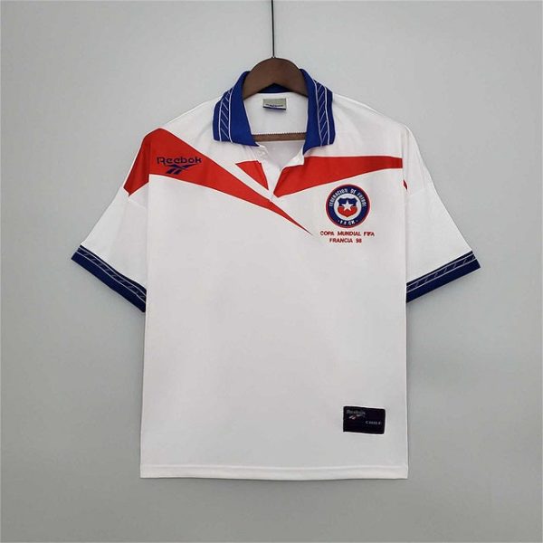 CHILE WORLD CUP 1998 AWAY RETRO FOOTBALL SHIRT
