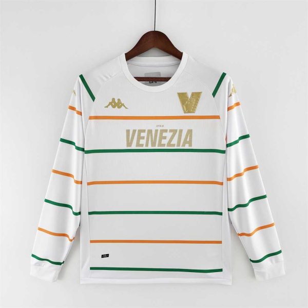 Venezia 2002-2003 Away Long Sleeve White Football Shirt