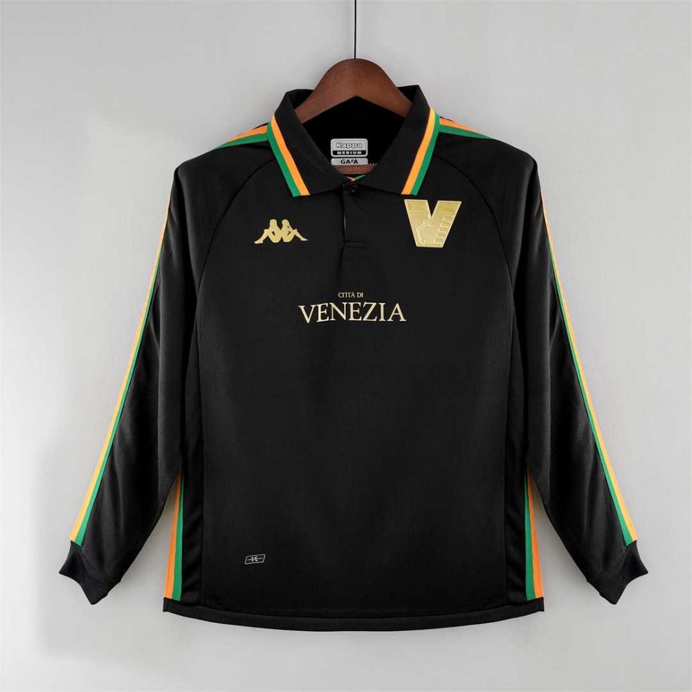 Venezia 2002-2003 Home Long Sleeve Black Football Shirt