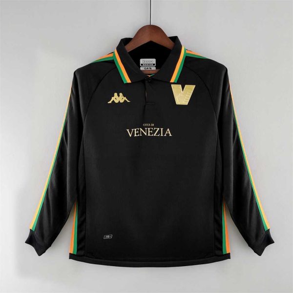 Venezia 2002-2003 Home Long Sleeve Black Football Shirt