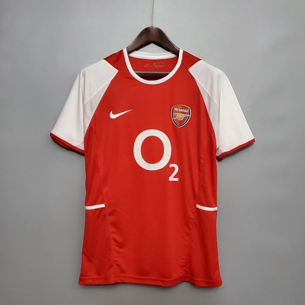 Arsenal 2002/2004 Retro Home Soccer Jersey