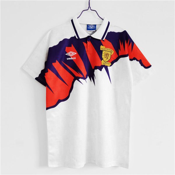SCOTLAND 1991 AWAY RETRO FOOTBALL SHIRT